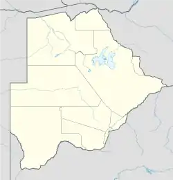 Ghanzi ligger i Botswana