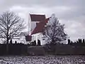 Brændekilde Kirke fra sydøst