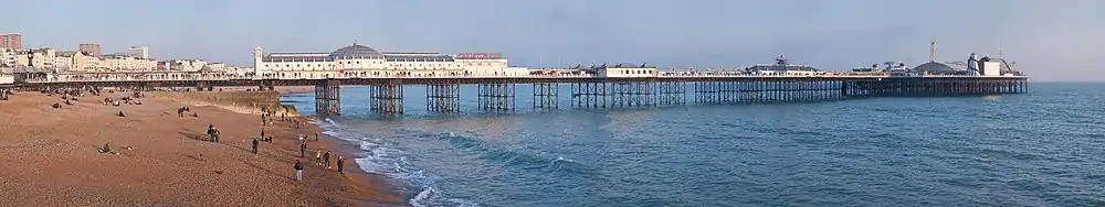 Brighton Marine Palace and Pier og Brighton Beach