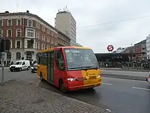 Elbus på linje 11A ved Nørreport Station få dage efter oprettelsen i 2010.