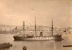 Castelfidardo i Napoli i efteråret 1866.