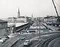 Arbejdet på den sydlige del i 1958.