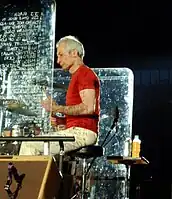 Charlie Watts og The Rolling Stones i Hannover 2006.