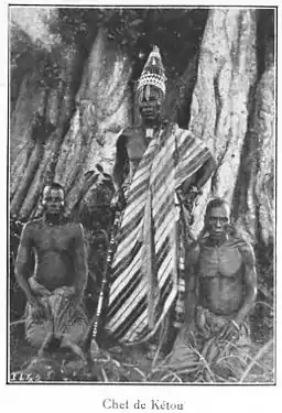 Højding i Kétou (1900)