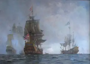 Slaget i Møns Klint af Christian Mølsted