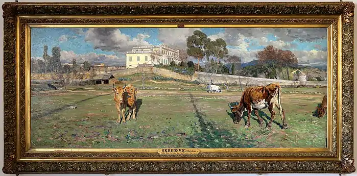 Villa Baciocchi, vinterdag ved Ajaccio, 1888