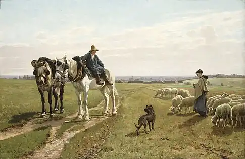 Oktobermorgen ved Grez, Seine-et-Marne, 1881-82