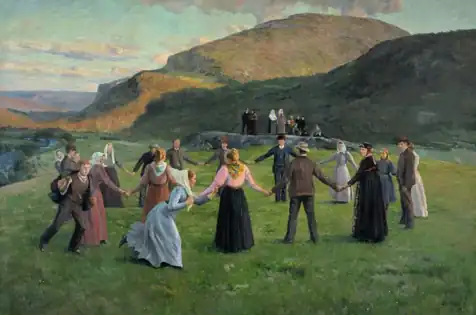 Ungdomsfest i Eggedal, 1895