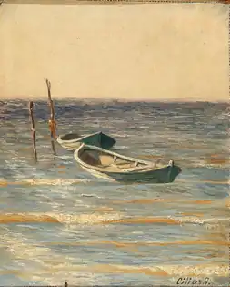 Fortøjede joller, udateret