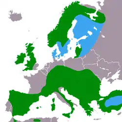 Den europæiske udbredelse