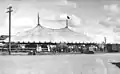 Et unavngiven cirkus i Roma, Queensland, Australien, ca. 1934.