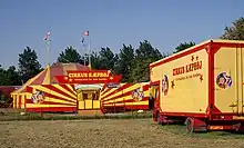 4-masters cirkustelt, her Cirkus Kæphøj i 2008.