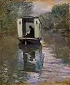 Le Bateau-atelier (1876)af Claude Monet