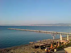 Udsigt over  Thermaikos-bugten set fra  Peraia