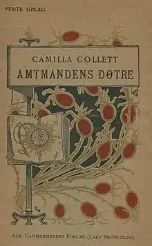 Omslag til Amtmandens Døtre af Camilla Collett, 1897