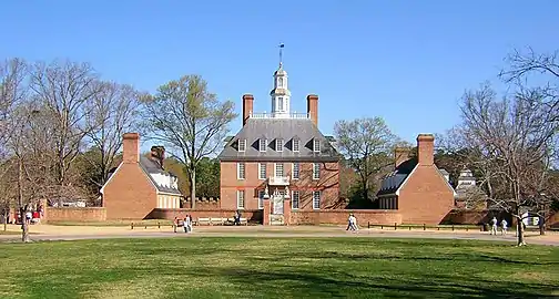 Williamsburg: Guvernørpalæet fra 1934