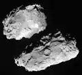 Tjurjumov-Gerasimenko set fra Rosetta den 18. august 2014 i 88 km afstand