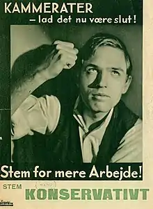 Konservativ plakat fra 1939