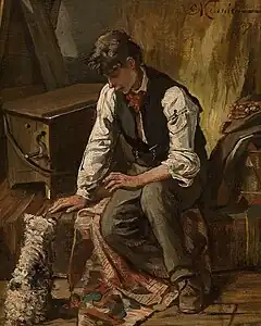 HarmonikaspillerenThe organ grinder