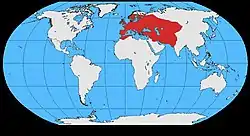 Allikens udbredelsesområde.