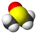 Rumlig model af dimethylsulfoxid