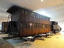 Toetages personvogn DSB CO 10498 fra 1900.