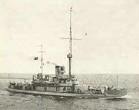 Skjold fotograferet i 1912.