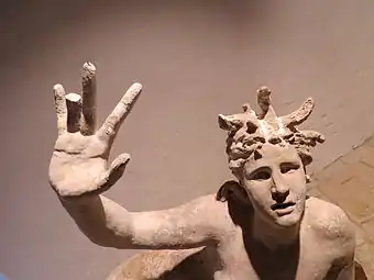 Daphne i zink fra Eremitageslottet