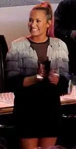 Demi Lovato som dommer på den amerikanske version of X - Factor.