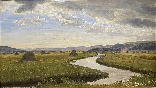 P.C. Skovgaard: Den store Eng ved Vejle, 1857