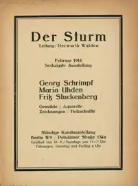 Der Sturms 16. udstilling, februar 1918