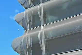 Detalje af ydervæg.Foto: Helge Høifødt