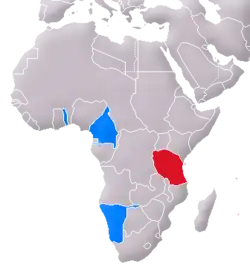 Østafrikas placering