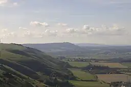 Udsigt over South Downs fra Devil's Dyke