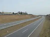 Djurslandmotorvejen ved Skejby.