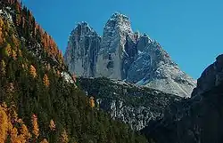 Tre Cime di Lavaredo i Dolomitterne