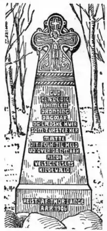 Dronning Dagmar-stenen nær Vitten