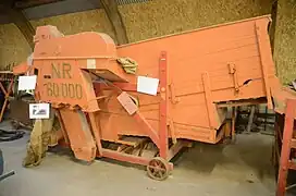 Dronningborg tærskeværk i Gram Slots samling