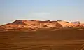 Erg Chebbi set fra udkanten af Merzouga