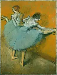 Dansere ved barren, 1888