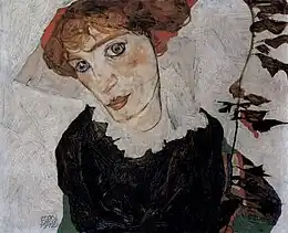 Portrait af Wally malet af Egon Schiele (1912)