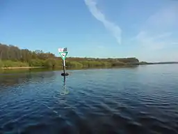 Naturreservatet på vestbredden af søen