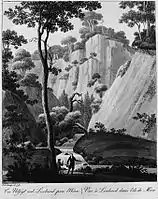 En Udsigt ved Liselund paa Møen, 1805