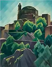 Kirke i Positano, 1923