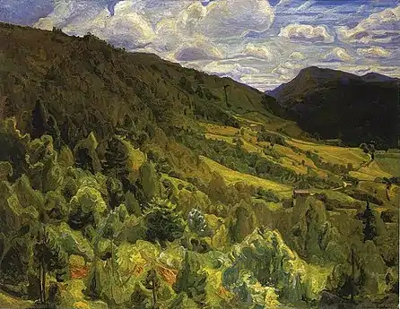 Fra Kviteseid i Telemark, 1900. (Nasjonalmuseet)