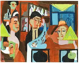 Café i Davos, 1928Davoser Cafe