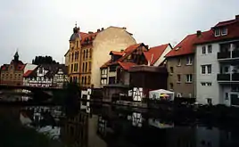 Eschwege fra floden Werra.