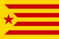 Flag of Catalan independence