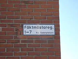 Fægtemestergaden i bydelen 'Olympiaden'