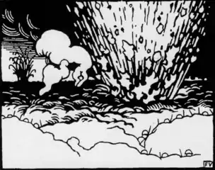 La Tranchée, 1915 (grøften, skyttegraven − Fra serie "C'est la guerre I", 'Det er krigen')